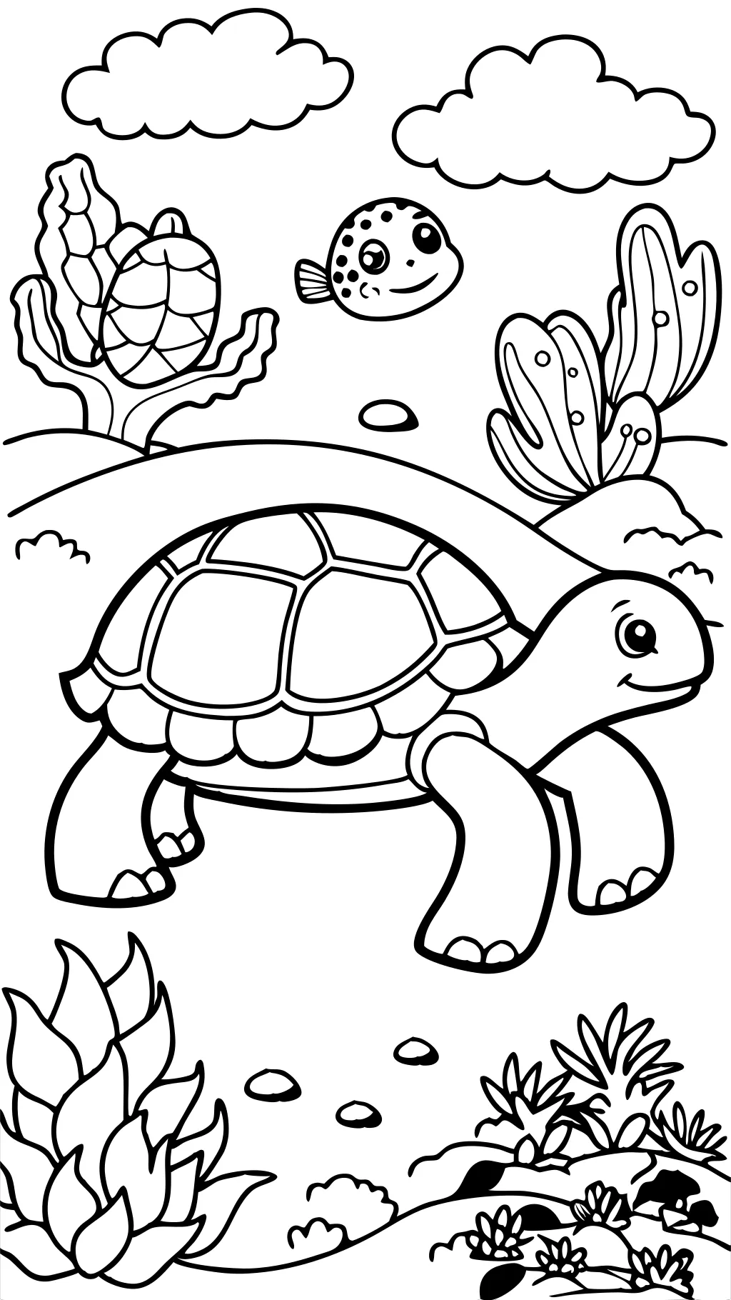 free printable coloring pages of turtles